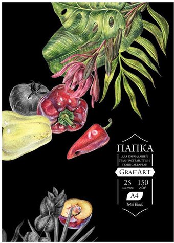 Набор бумаги для рисования Малевичъ GrafArt Black 402314 (25 л)