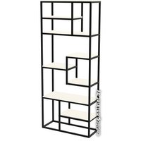 Стеллаж TMB Loft Сартория ЛДСП 80x30x200 (альпийский белый)