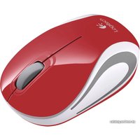 Мышь Logitech M187 (красный/серый)