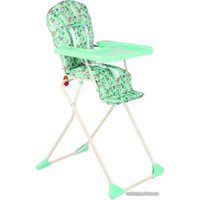 Высокий стульчик Globex Компакт New 140101 (зеленый)