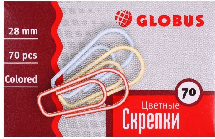 

Скрепки Globus С28-70 П