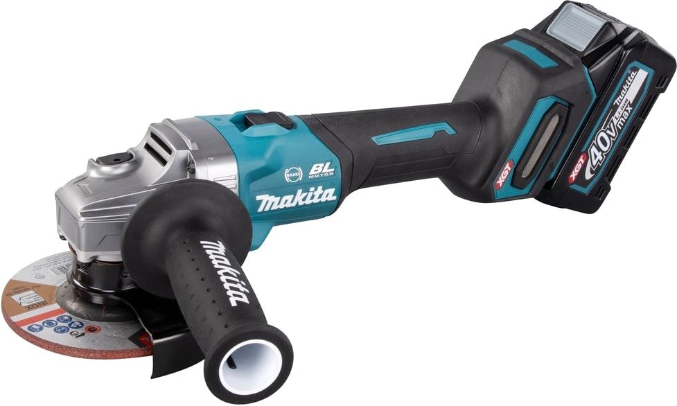 

Угловая шлифмашина Makita GA004GM201 (с 2-мя АКБ)