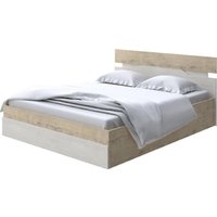 Кровать PROxSON Milton с ПМ 160x200 (бунратти/дуб шамони светлый 124)