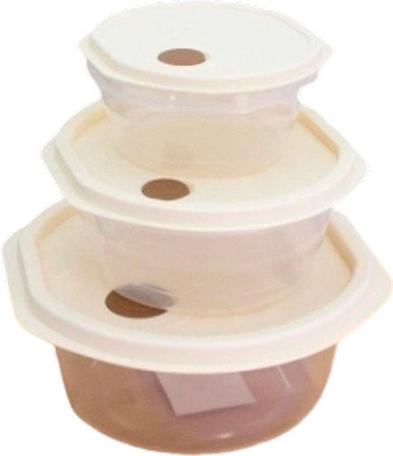 Набор контейнеров ILikeGift Smile time round 6891-3 (3шт)