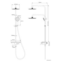 Душевая система  WeltWasser WW DP 1020 WT