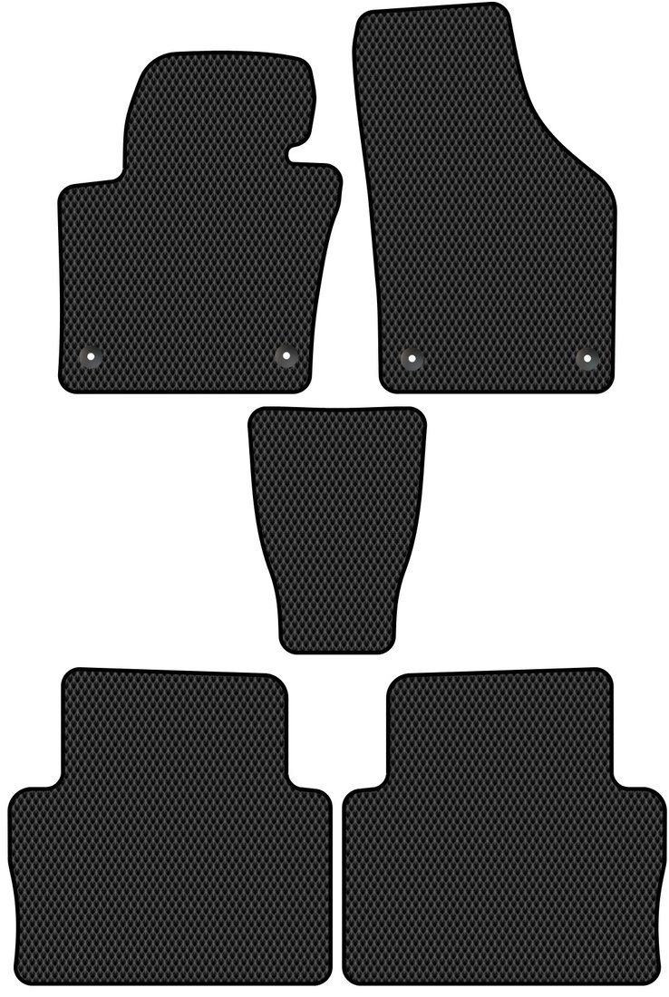 

Комплект ковриков для авто Alicosta SEAT Alhambra (минивэн / 7N) 2010 - 2015 (черный, ромб)