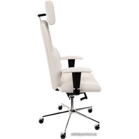 Офисное кресло Kulik System Business (с подголовником, белый)