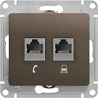 Розетка компьютерная Systeme Electric Glossa GSL000885
