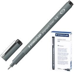 

Ручка капиллярная Staedtler Пигмент Лайнер 308 03-9 (черный)