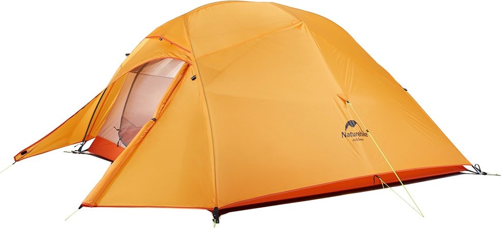 

Треккинговая палатка Naturehike Cloud UP Ultralight 3 NH18T030-T New (210T, оранжевый)