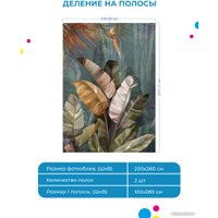 Фотообои ФабрикаФресок Пальмовые листья Афреска 182280 (200x280)