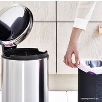 Мусорное ведро Brabantia Pedal Bin NewIcon 12 л (стальной матовый)