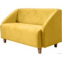 Диван Brioli Ральф двухместный (V13/желтый)