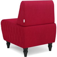 Интерьерное кресло MONOFIX Буно кресло (велюр/красный №36)