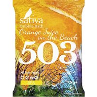  Sativa Пена для ванны №503 Апельсиновый фреш на пляже 15г