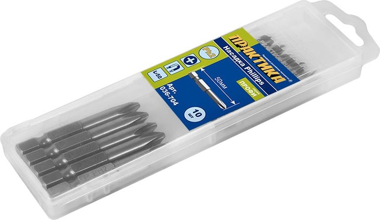 

Набор бит Практика Профи 036-704 (10 шт)