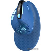 Вертикальная мышь Delux Seeker M618XSD (синий)