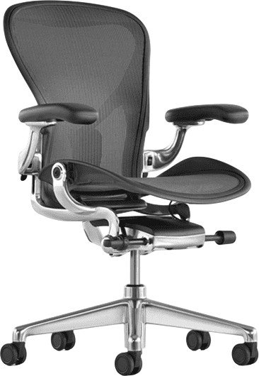 Офисное кресло Herman Miller Aeron (цвет графит, размер С, полная комплектация)