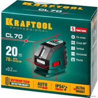 Лазерный нивелир KRAFTOOL CL-70-2 34660