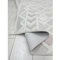 Ковер для жилой комнаты Radjab Carpet Поло Прямоугольник EN 256 12517RK (1.6x3, Cream/Beige)