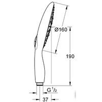 Душевая лейка Grohe Power&Soul 160 27674000