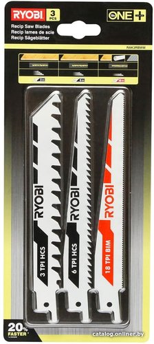 Набор пильных полотен Ryobi RAK3RBWM (5132002813)
