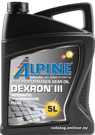 Трансмиссионное масло Alpine ATF DEXRON III (gelb) 5л