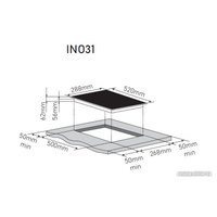 Варочная панель ZorG INO31 white