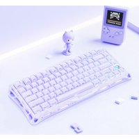 Клавиатура Gravastar Mercury V75 HE Special Edition Lavender Purple (GravaStar Glacier White)