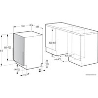 Встраиваемая посудомоечная машина Gorenje GV520E10