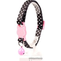 Ошейник Duvo Plus Белые точки 11166/black (черный)