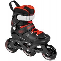 Роликовые коньки Powerslide Jet Pro 940637 (р. 31-34, черный/красный)