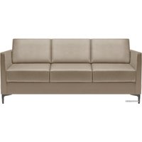Диван Brioli Ганс трехместный (экокожа, L7 бежевый)