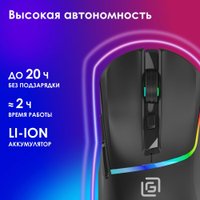 Игровая мышь Оклик 775GW (черный)