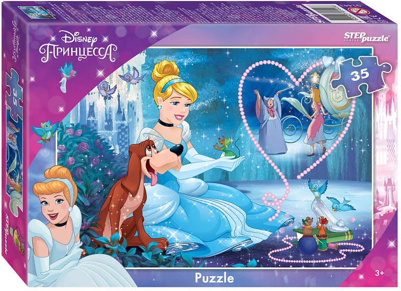 

Мозаика/пазл Step Puzzle Золушка - 3 91443 (35 эл)
