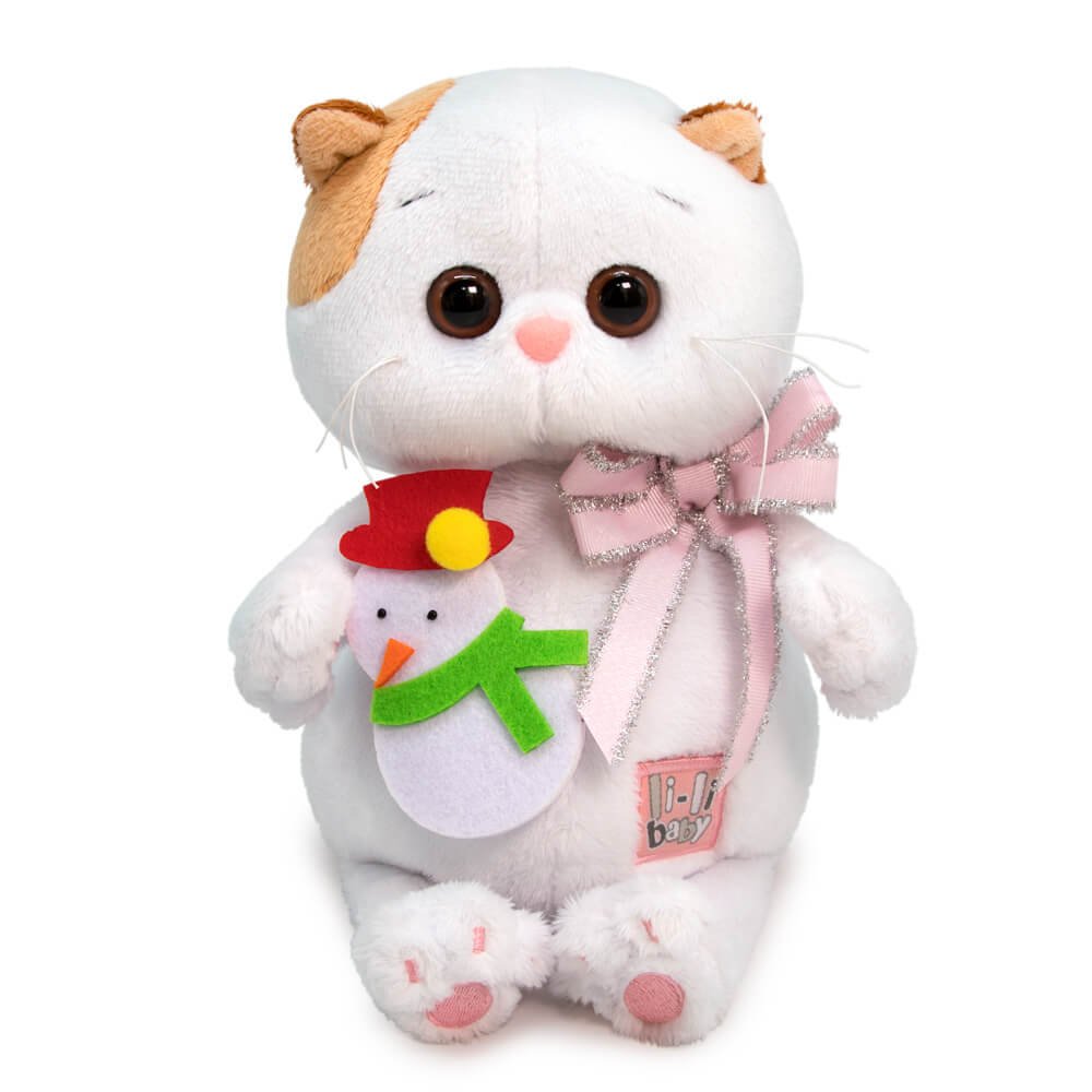 

Классическая игрушка BUDI BASA Collection Кошечка Ли-Ли Baby с игрушкой Снеговик LB-061 (20 см)