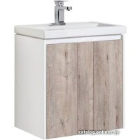 Aquanet Тумба под умывальник Клио 60 00195719 (дуб кантри/белый)