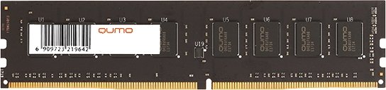 

Оперативная память QUMO 8GB DDR4 PC4-21300 QUM4U-8G2666P19