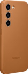 Leather Case S23 (песочно-бежевый)