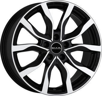 MAK Highlands 17x7" 5x110мм DIA 65.1мм ET 41мм Black Mirror