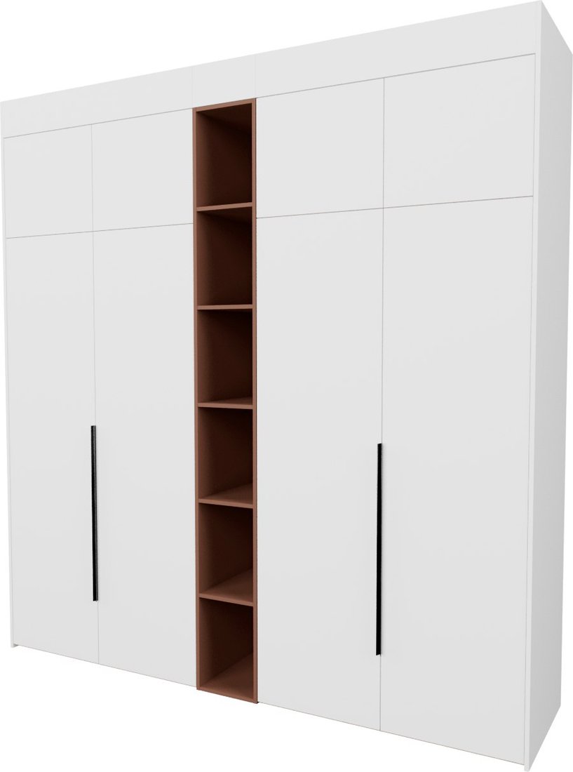 

Шкаф распашной Рэйгрупп Рэй S245-В10-1-EBL В10-1 (дуб элисон/белый премиум/античная латунь)