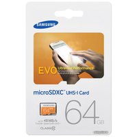 Карта памяти Samsung MicroSDXC 64GB Evo Memory (MB-MP64DA/AM)