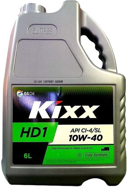 

Моторное масло Kixx HD1 10W-40 6л