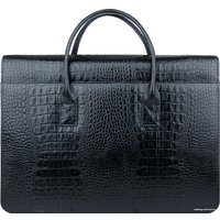 Папка деловая Alliance 8-095к (крокодил, черный)