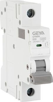 

Выключатель автоматический GEYA GYM9H-1P-20D 1P 20A D 10kA 1M GYM9H1P20D