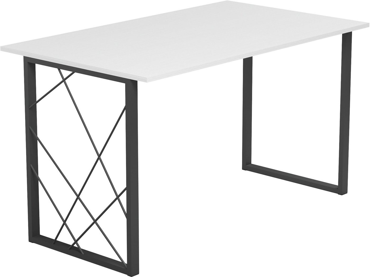 

Стол Mio Tesoro Джино 120x70 (белый/черный)