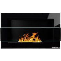 Биокамин BiokominkiGMT 650x400 (черный, со стеклом)