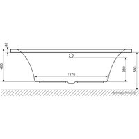 Ванна Excellent Pryzmat Lux 170x80 (WAEX.PRL17WH)