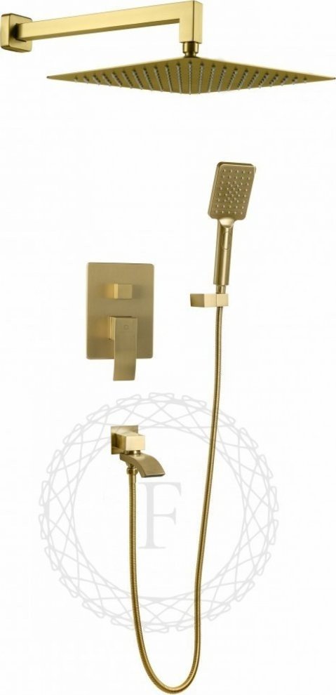 

Душевая система Filarete Waterfall FL1010 (матовое золото)