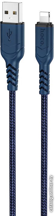 

Кабель Hoco X59 Victory USB Type-A - Lightning (1 м, синий)